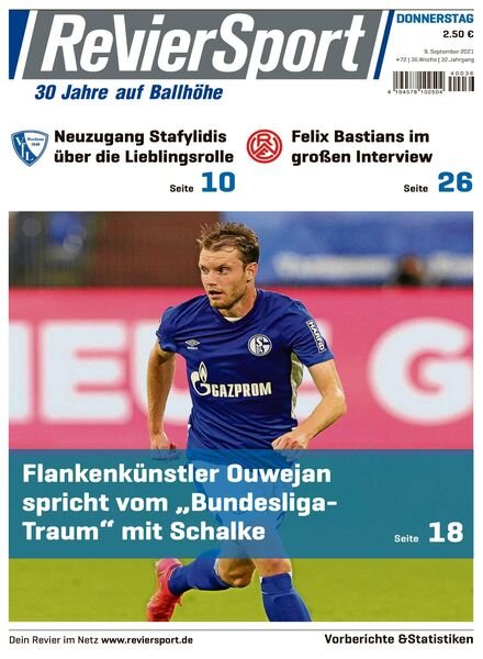 RevierSport – 09 September 2021 Cover
