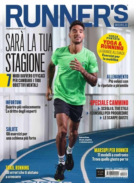 Runner’s World Italia – Settembre 2021 Cover