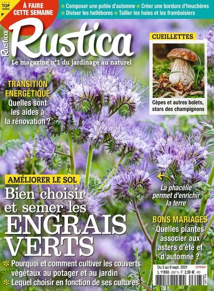 Rustica – 3 Septembre 2021 Cover