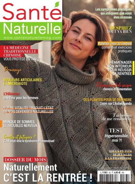 Sante Naturelle – Septembre-Octobre 2021 Cover