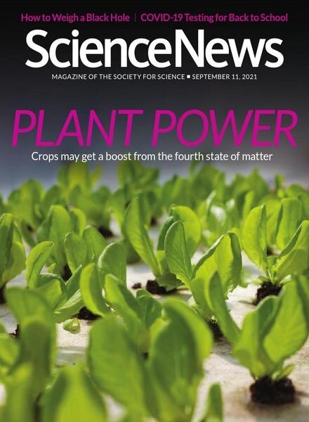 Science News – 11 September 2021 Cover