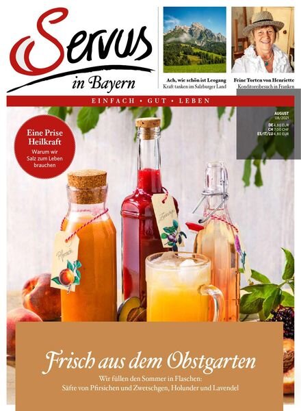 Servus in Bayern – August 2021 Cover