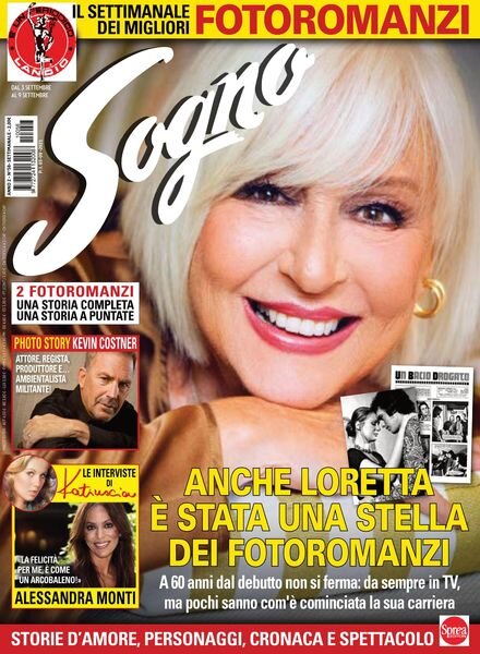 Sogno – 03 settembre 2021 Cover