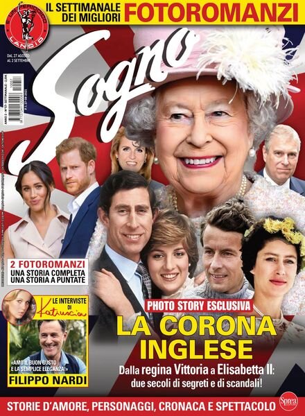 Sogno – 27 agosto 2021 Cover