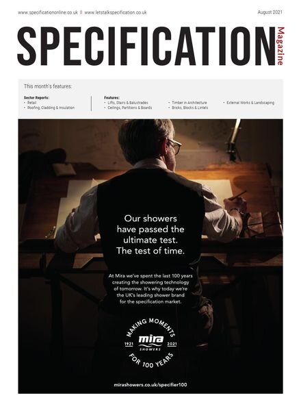 Specification Magazine – August 2021 Cover