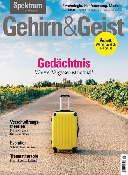 Spektrum – Gehirn&Geist – 03 September 2021 Cover