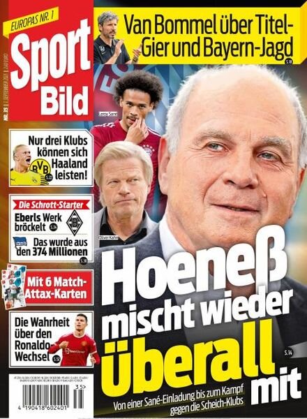 Sport Bild – 01 September 2021 Cover