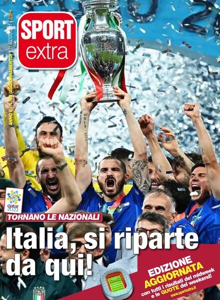 SPORTextra – 3 Settembre 2021 Cover