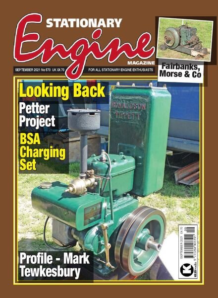 Stationary Engine – Septemberr 2021 Cover