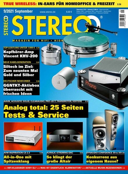 Stereo – September 2021 Cover