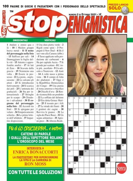 Stop Enigmistica – ottobre 2021 Cover