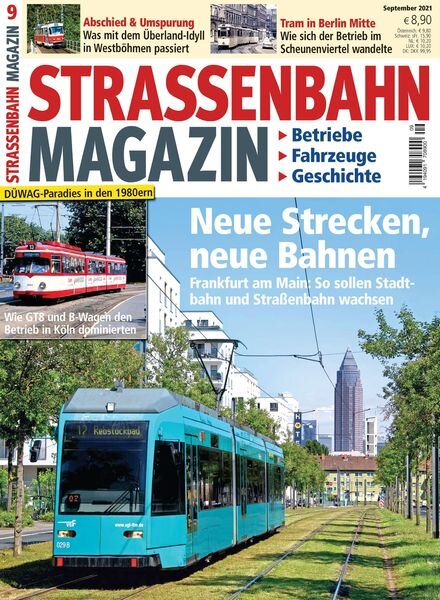 Strassenbahn Magazin – 27 August 2021 Cover