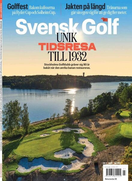 Svensk Golf – augusti 2021 Cover