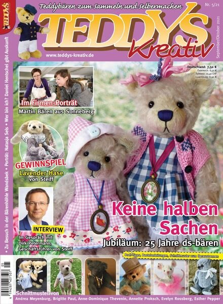 TEDDYS kreativ – August 2021 Cover