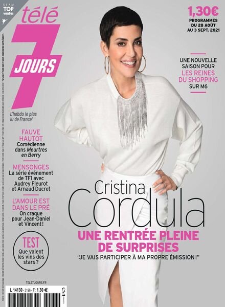 Tele 7 Jours – 28 aout 2021 Cover