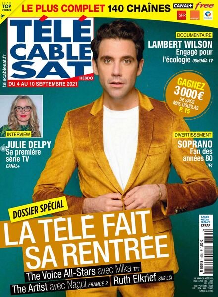 Telecable Sat Hebdo – 30 Aout 2021 Cover