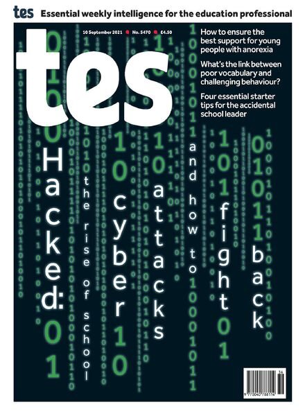 TES Magazine – 10 September 2021 Cover
