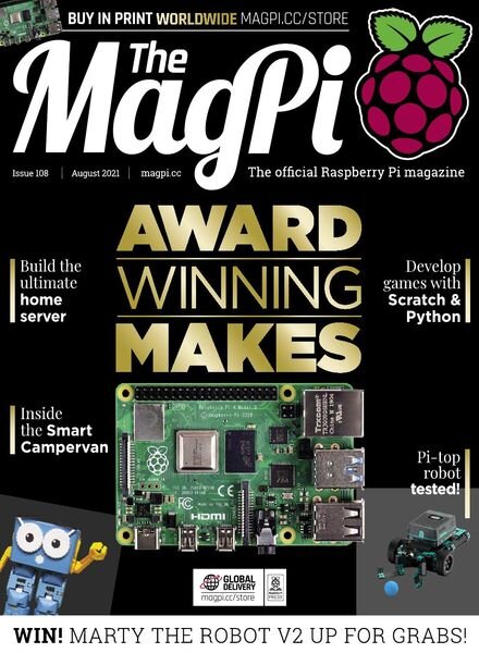 The MagPi – August 2021 Cover