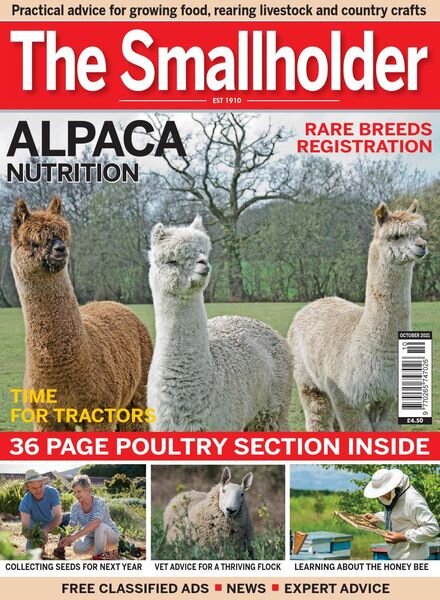 The Smallholder – October 2021 Cover