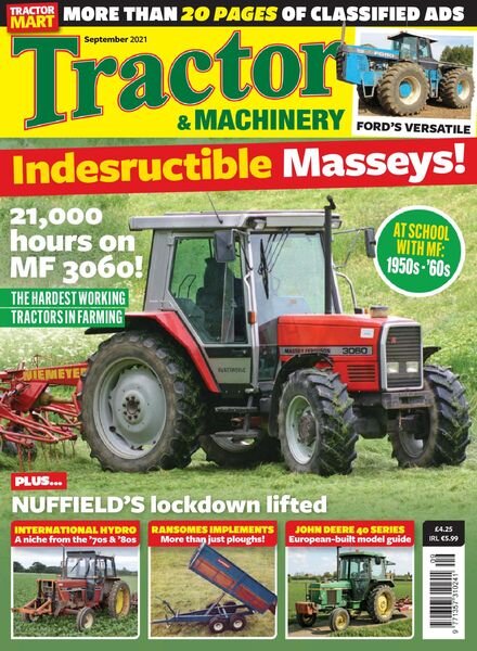 Tractor & Machinery – September 2021 Cover