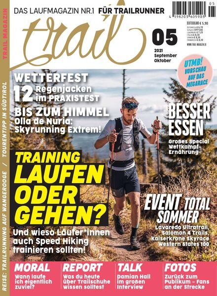 Trail Magazin – September-Oktober 2021 Cover