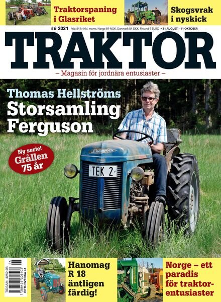 Traktor – augusti 2021 Cover