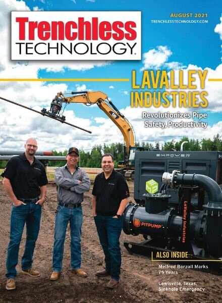 Trenchless Technology – August 2021 Cover
