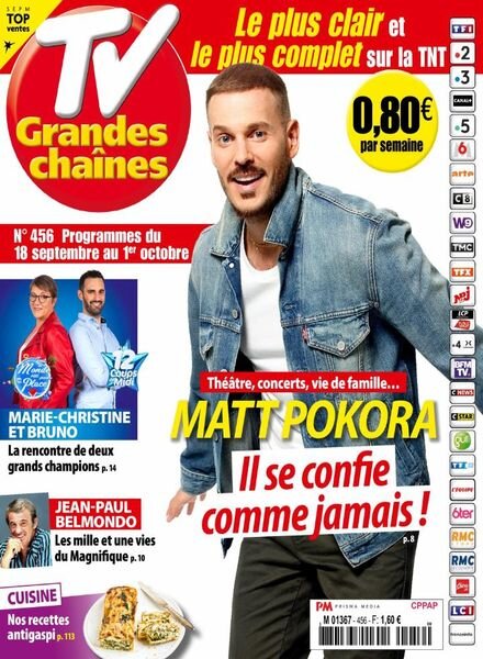 TV Grandes chaines – 18 Septembre 2021 Cover