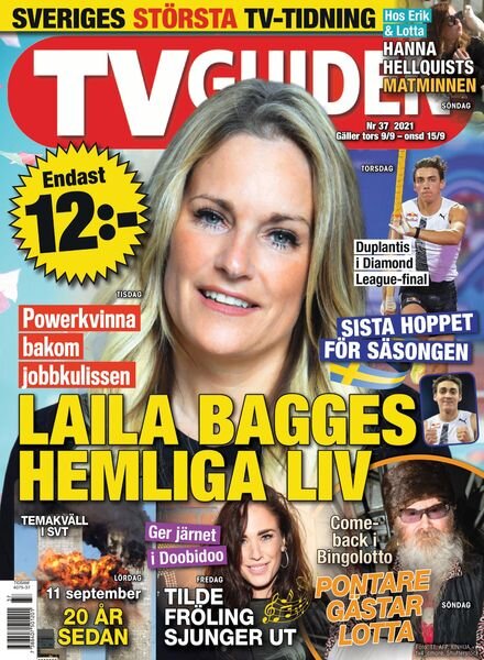 TV-Guiden – 07 september 2021 Cover