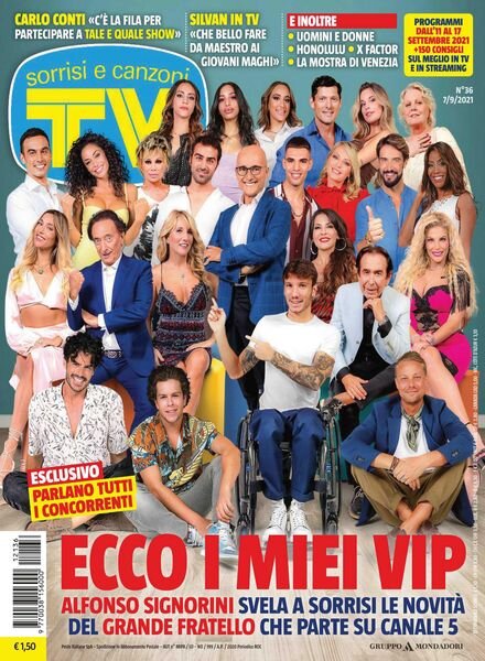 TV Sorrisi e Canzoni – 06 settembre 2021 Cover