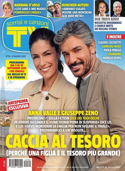 TV Sorrisi e Canzoni – 30 agosto 2021 Cover