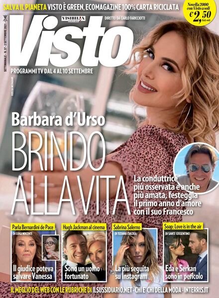 Visto – 02 settembre 2021 Cover