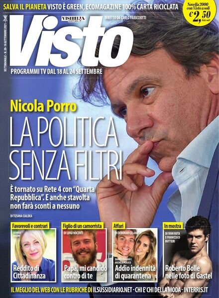 Visto – 16 Settembre 2021 Cover