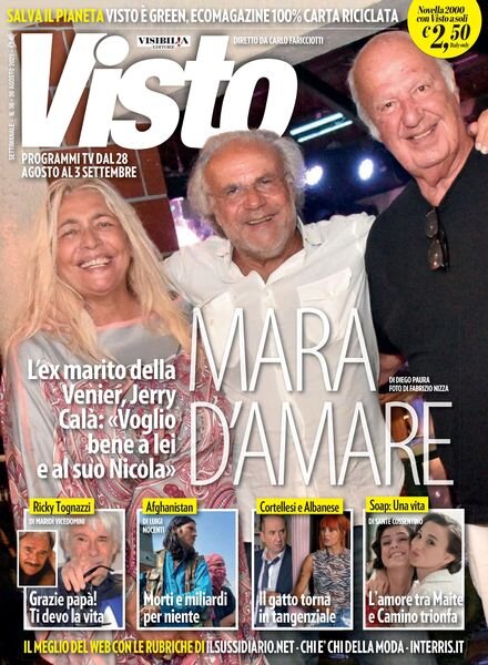 Visto – 26 agosto 2021 Cover