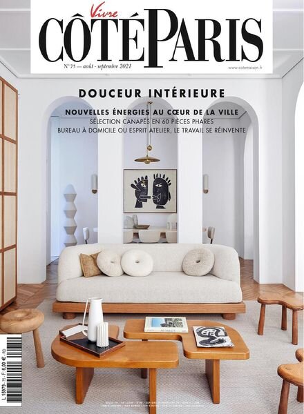 Vivre Cote Paris – aout 2021 Cover