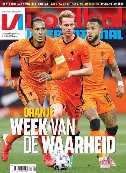 Voetbal International – 01 september 2021 Cover