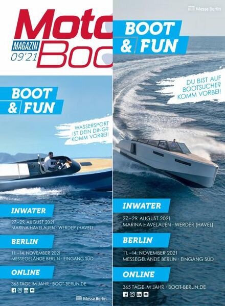 WasserSport – 25 August 2021 Cover