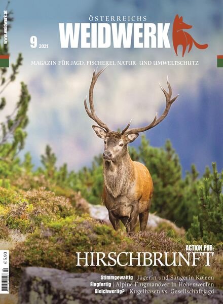 WEIDWERK – 01 September 2021 Cover