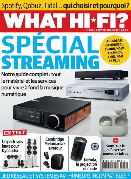 What Hifi France – septembre 2021 Cover