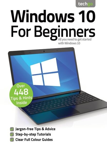 Windows 10 For Beginners – August 2021 Cover