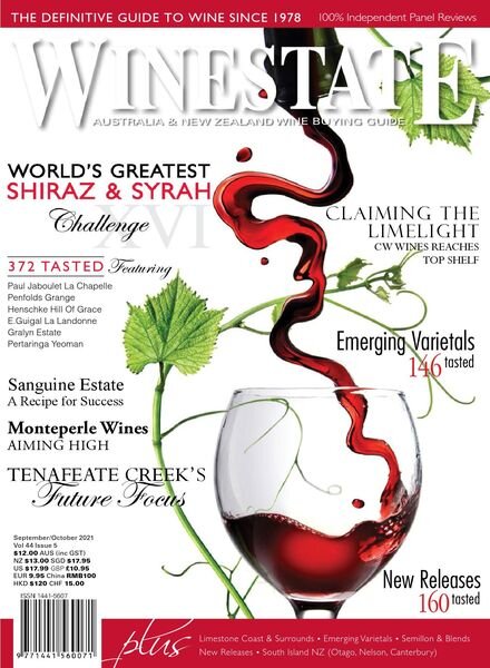 Winestate Magazine – September 2021 Cover
