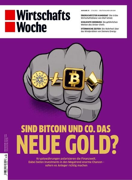Wirtschaftswoche – 27 August 2021 Cover
