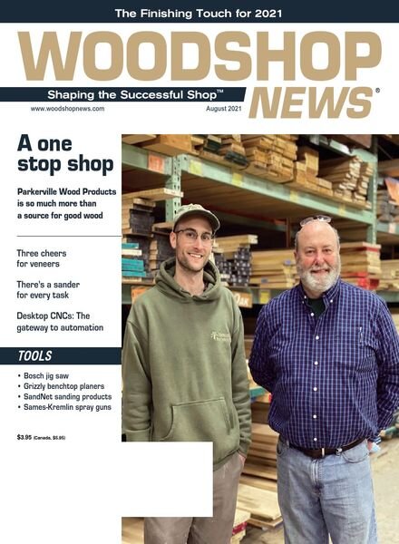 WoodShop News – August 2021 Cover