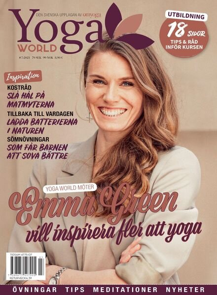 Yoga World – augusti 2021 Cover