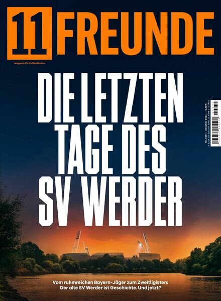 11 Freunde – Oktober 2021 Cover