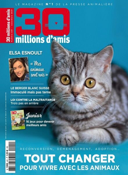 30 Millions d’Amis – Novembre 2021 Cover