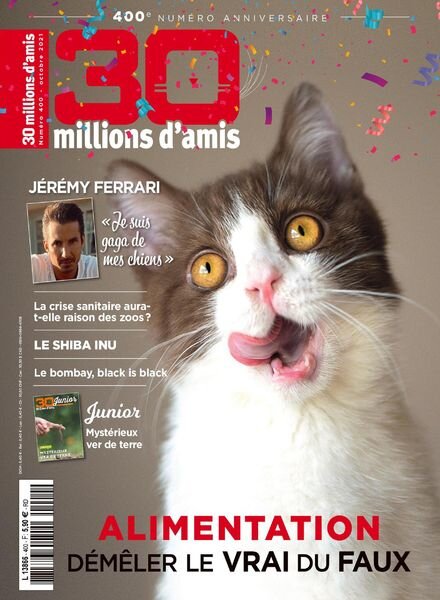 30 Millions d’Amis – Octobre 2021 Cover