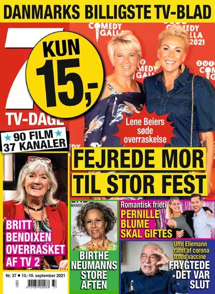 7 TV-Dage – 13 september 2021 Cover