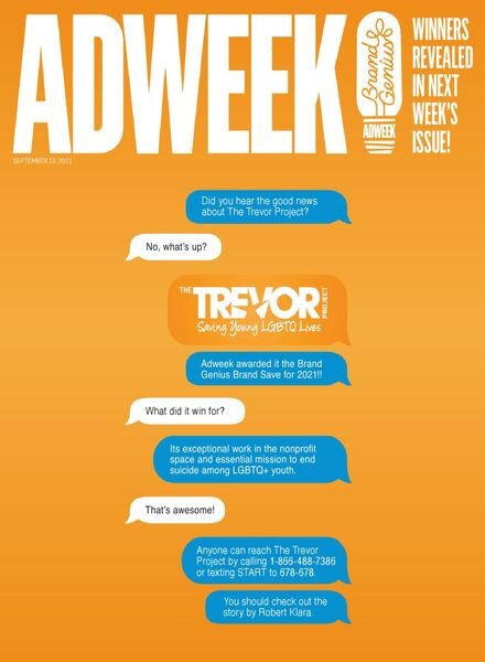 Adweek – September 13, 2021 Cover