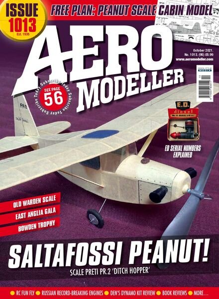 Aeromodeller – Issue 1013 – October 2021 Cover